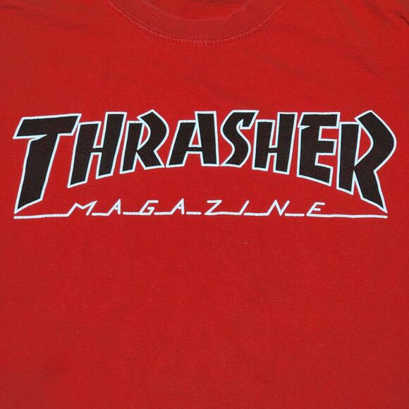 Thrasher Magazine SS Red Unisex Tee - Picture 2 of 3